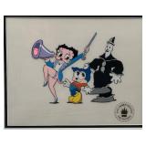 Framed Betty Boop King Features Original Handpainted Production Cel