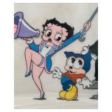 Framed Betty Boop King Features Original Handpainted Production Cel