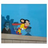 Framed Mighty Mouse Animation Cel