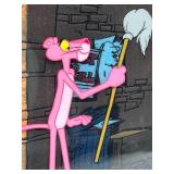 Framed Pink Panther Animation Cel Signed by FRIZ FRELENG