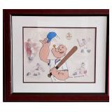 Limited Edition Myron Waldman Popeye Baseball Sericel
