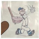 Limited Edition Myron Waldman Popeye Baseball Sericel