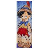 Original David Willardson Pinocchio Artwork Framed