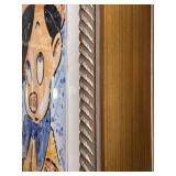 Original David Willardson Pinocchio Artwork Framed