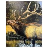 Framed Bruce Miller Elk Wilderness Signed Limited Edition Print