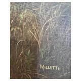 Autumn Gold Elk by Rosemary Millette Framed Painting with Certificate