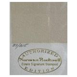 Norman Rockwell Lithograph - Fishing Grandfather and Boy, 1974