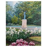 Peonies Spring by Schaefer Miles - Original Landscape Painting