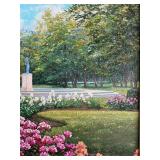 Peonies Spring by Schaefer Miles - Original Landscape Painting
