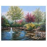 Spring Oasis Framed Painting by Schaefer/Miles