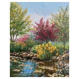 Spring Oasis Framed Painting by Schaefer/Miles