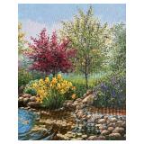 Spring Oasis Framed Painting by Schaefer/Miles