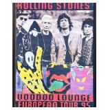 Framed Rolling Stones Voodoo Lounge European Tour 