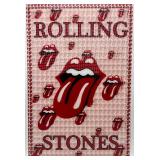 Rolling Stones Plastic 3D Holographic Art