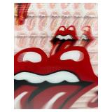 Rolling Stones Plastic 3D Holographic Art