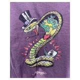 Ed Hardy XL Snake Graphic T-Shirt