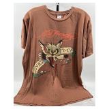 Ed Hardy XL T-Shirt with Wolf and Love Me Tattoo Design