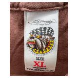 Ed Hardy XL T-Shirt with Wolf and Love Me Tattoo Design