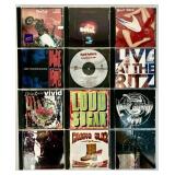 Collection of 12 Classic Rock and Metal CD Albums including Meat Loaf
