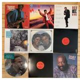 Set of 9 Vinyl Records Featuring Various Artists including Ben E. King