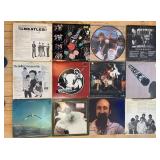 Collection of 12 Vintage Vinyl Record Albums including The Beatles