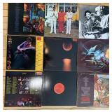 Collection of 9 Vintage Santana Vinyl Records