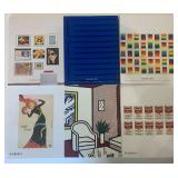 Collection of 6 Auction Catalogs Featuring Modern Art Prints