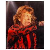 Set of 9 Metal Photographs Featuring the Rolling Stones #1