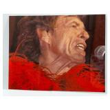 Set of 9 Metal Photographs Featuring the Rolling Stones #2