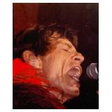 Set of 9 Metal Photographs Featuring the Rolling Stones #2
