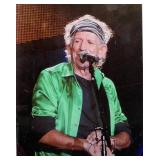 Set of 9 Metal Photographs Featuring the Rolling Stones #2