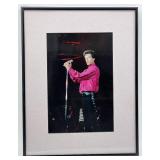 Framed Mick Jagger and Keith Richards Concert Photos