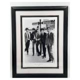 Framed Black and White Photograph of The Rolling Stones 1963