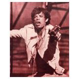 Vintage Rolling Stones Concert Photograph Featuring Mick Jagger