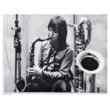 Canvas Print of Bobby Keys Playing the Saxophone - Rolling Stones