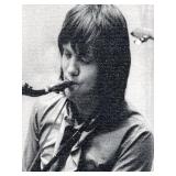 Canvas Print of Bobby Keys Playing the Saxophone - Rolling Stones