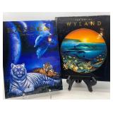 Collection of 2 Art Books by Lassen and Wyland