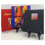 Collection of Art Books Featuring Anoro and Hessam Abrishami