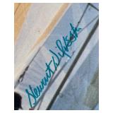 Framed Autographed Sailing Poster - "...And Victory Was Their Reward"