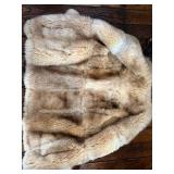 Shearling Sheepskin Coat with Fur Trim