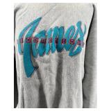 King Louie Pro Fit Black Jacket and Champion Grey Sweatshirt with James Productions Embroidery