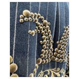 Marc Ecko Pinstripe Blazer with Decorative Embellishments