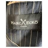 Marc Ecko Pinstripe Blazer with Decorative Embellishments