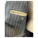 Marc Ecko Pinstripe Blazer with Decorative Embellishments