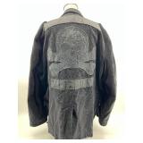 Affliction Black Jacket with Skull Embroidery - Mens XL