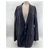 Affliction Black Jacket with Skull Embroidery - Mens XL