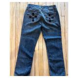 Affliction Denim Killers Distressed Jeans, Waist 36 Inseam 34