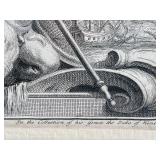 Antique Style Engraving Print of Charles Howard, Duke of Kent