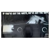 Vintage Maxwell Tapes Promotional Poster