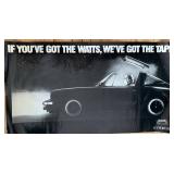 Vintage Maxwell Tapes Promotional Poster